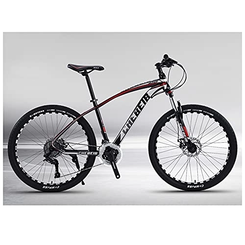 Mountainbike : SHANJ 24-30-Gang-Mountainbikes für Herren und Damen, 24-26-Zoll-Carbonstahl-MTB-Fahrräder für Erwachsene, Vollgefederte Rennräder, Scheibenbremsen, Mehrfarbige Optionen