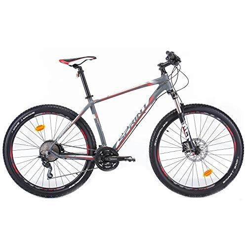 Mountainbike : SPRINT Wood Fahrrad Mountainbike 27, 5 Zoll Herren Damen Jungen Aluminium Rahmen Shimano Deore 20 Gang