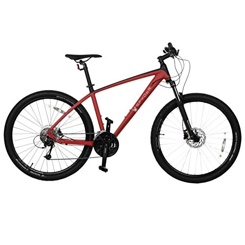 Mountainbike : Spyder Rogue 1.0 Hardtail MTB Rahmen für Mountainbike, Herren, Herren, rot / schwarz, 650Wh / 20Fr