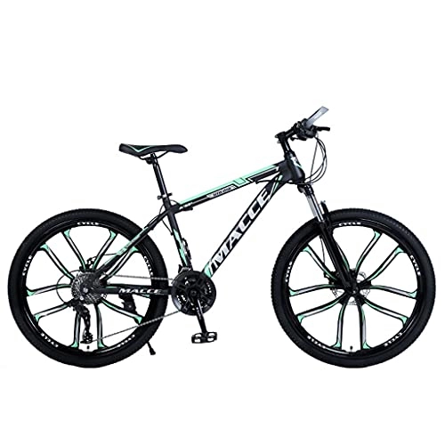 Mountainbike : stoßdämpfendes fahrrad mit variabler geschwindigkeit kohlenstoffstahl material 170*100*80-100cm (24 / 26 zoll 21 / 24 / 27 geschwindigkeit schwarz rot; schwarz grün; schwarz blau; weiß blau) geländefahrra