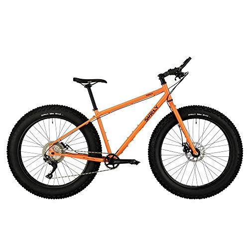 Mountainbike : Surly Pugsley Adventure Bike 26" Wheel Large Frame Candied Yam Orange