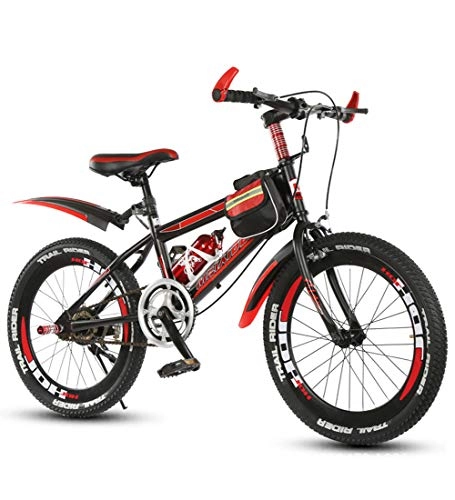 Mountainbike : SXMXO Kinderfahrrder 18 / 20 / 22 '' Mountainbikes Outdoor Singlespeed Mountainbike Spezialsattel Kohlenstoffstahl Rahmen Rutschfester Reifen, 22inch
