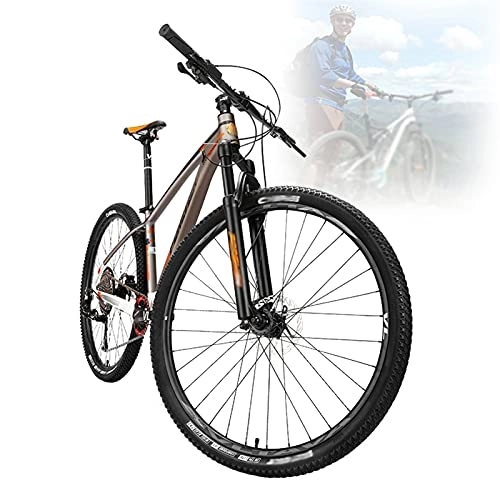Mountainbike : Tbagem-Yjr 29 Zoll Mountainbike 13-Gang Hardtail Mountainbike Aluminiumlegierung MTB Speichenrad Leichtes Fahrrad Für Männer / Frauen Orange