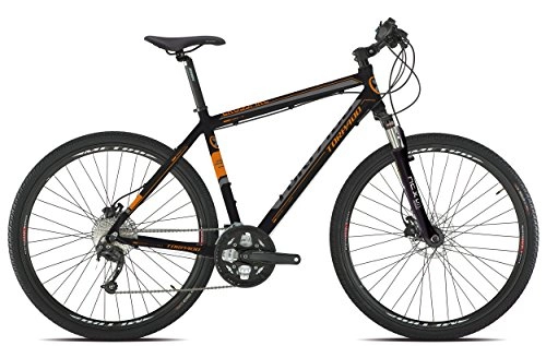 Mountainbike : TORPADO &apos Fahrrad Crossfire Disc 28 "3 X 9 V Alu Größe 56 Schwarz (Trekking) / Bicycle Crossfire Disc 28 3 x 9S Alu Size 56 Black (Trekking)