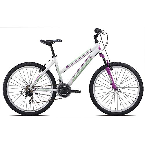 Mountainbike : TORPADO MTB T591 Storm 26 Zoll Damen Alu 3 x 7 V Größe 46 Weiß Violett (MTB Donna)