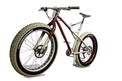 Mountainbike : trelixx® Fahrradwandhalterung Fatbike | Acrylglas | platzsparende Fahrradaufbewahrung | großartiges Design | leichte Montage | perfekt geeignet für Ihr Fatbike