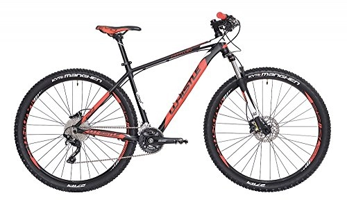 Mountainbike : Whistle 'Mountain Bike 29 Patwin 1720 schwarz – rot Neon Matt 20 V Größe S 17 (160 – 170 cm)