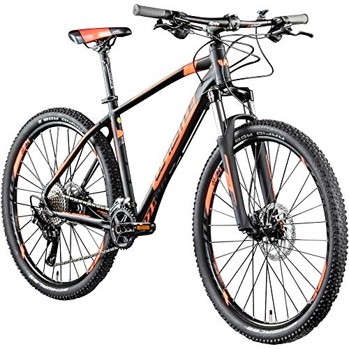 Mountainbike : Whistle Mountainbike 650B Hardtail Miwok 2050 2020 Fahrrad Mountain Bike 27, 5" (schwarz / Neonorange, 51 cm)