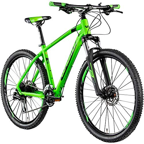 Mountainbike : Whistle Mountainbike 650B Hardtail Miwok 2053 2020 Fahrrad Mountain Bike 27, 5" (neongrün / anthrazit, 51 cm)