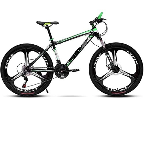 Mountainbike : WXXMZY 26-Zoll-Mountainbike, 21 / 24 Geschwindigkeit Mit Doppelscheibenbremsen, Erwachsenen-Mountainbike Aus Kohlenstoffstahl, Hardtail-Fahrrad Mit Verstellbarem Sitz (Color : A4, Speed : 21speed)