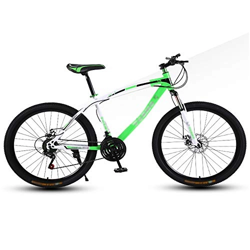 Mountainbike : XGYUII 24-Zoll-Radstoßdämpfung 21 Sportfahrrad Mit Variabler Geschwindigkeit Tragbarer Unisex-Mountainbike Leichter Rahmen Aus Kohlenstoffhaltigem Stahl