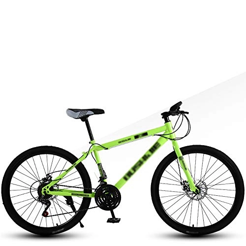 Mountainbike : XGYUII 26-Zoll-Radstoßdämpfung Hochkohlenstoffstahlrahmen Tragbar 27 Sportfahrrad Mit Variabler Geschwindigkeit Leichtes Unisex-Mountainbike