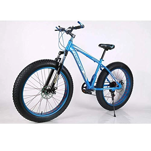 Mountainbike : XIAOFEI Hochwertiges Fahrrad 21-Gang-Mountainbike 26 Zoll 4, 0 Fettreifen Snowbike Doppelscheibe Stoßdämpfendes Fahrrad, A1