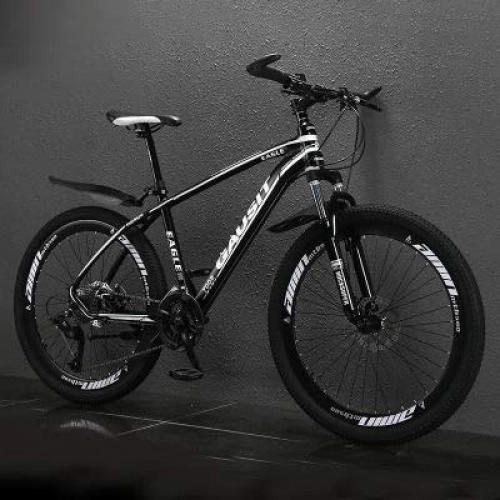 Mountainbike : Xiaoplay Aluminiumlegierung-Fahrrad 26 / 24 Zoll mit Variabler Geschwindigkeit Off-Road-Stoßdämpfung 30 Geschwindigkeit Berg Reiten Radfahren (Schwarz, 26 Zoll)