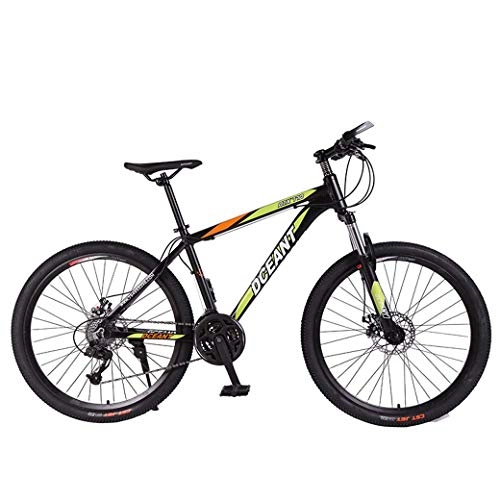 Mountainbike : XWLCR Mountainbike Falträder, 21-Gang-Doppelscheibenbremse Federgabel Anti-Rutsch, Off-Road Variable Speed ​​Rennrad für Männer und Frauen, B, 24 inch
