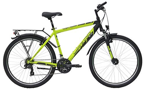 Mountainbike : Yazoo Devil 2.6, 21 Gang Kettenschaltung, Jungenfahrrad, MTB, Modell 2019, 26 Zoll, schwarz matt / metallic Lime matt, 38 cm