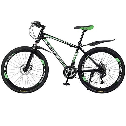 Mountainbike : YUANP 26-Zoll-Mountainbikes Rahmen Aus Kohlenstoffhaltigem Stahl Verstellbarer Fahrradsitz Hardtail-Mountainbike Mit Doppelscheibenbremse Für Herren, 27speed