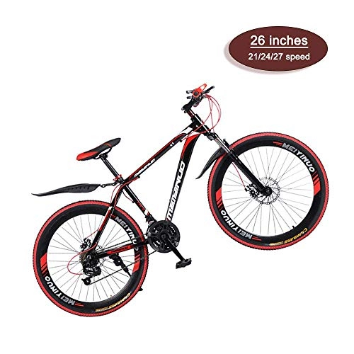 Mountainbike : YXYLD Hardtail Mountainbike für Damen, Leichter Rahmen aus Aluminiumlegierung, 26-Zoll-Offroad-Fahrrad für Herren, mit Vorderradaufhängung, Höhe 160-185 cm