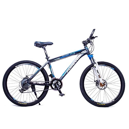 Mountainbike : ZIIXINGCHE Stationary bicycleMountainbike Doppelscheibenbremse Aluminiumlegierung Rahmen Mnnliche und weibliche Studenten Erwachsene Fahrrad 24 Schaltung