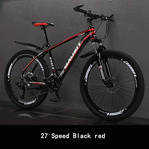 Mountainbike : ZYHLL 27 Speed-Mountain Bike 26 Zoll Mit Doppelscheibenbremse U Typ Vorderradgabel Shock Anti-Rutsch-Ultra-Light Aluminium Rahmen Erwachsene Fahrrder, A