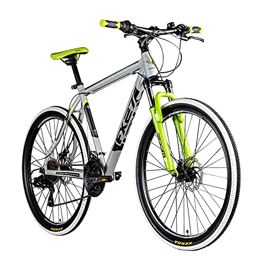 Mountainbike : Zündapp FX27 Mountainbike 27, 5 Zoll Fahrrad Mountain Bike Hardtail mit Shimano Schaltung MTB Fahrrad Herren Damen mit MTB Rahmen und Federgabel 21 Gänge 650B (grau, 48 cm)