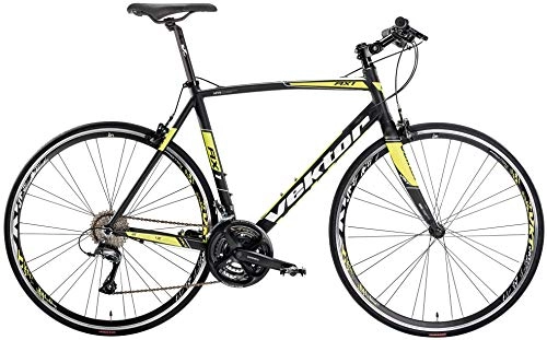 Rennräder : 28 Zoll Rennrad Montana AX1 Sport 24 Gang, Farbe:schwarz-gelb, Rahmengröße:51cm
