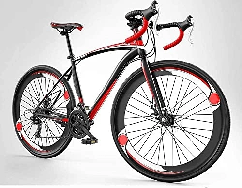 Rennräder : 700C Hoher Kohlenstoffstahl Rennrad 27 Geschwindigkeitsrennfahrrad Zwei Scheibenbremse Rennrad Ultra Light Bike-A1. Baifantastic