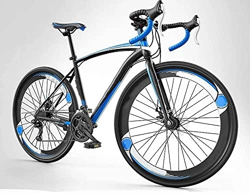 Rennräder : 700C Hoher Kohlenstoffstahl Rennrad 27 Geschwindigkeitsrennfahrrad Zwei Scheibenbremse Rennrad Ultra Light Bike-A2. Baifantastic