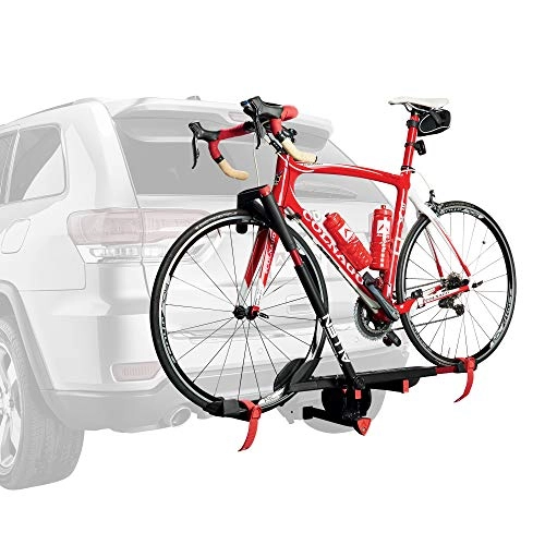 Rennräder : Allen Sports Unisex's Locking 1-Bike Tray Rack Hitch Mount, Black