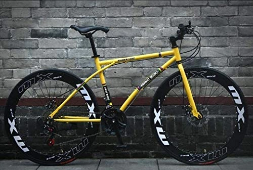 Rennräder : Aoyo 26-Zoll-Straße Fahrräder, 24-Gang Moutain Bikes, Männer und Frauen nur for Erwachsene, High Carbon Stahlrahmen, Straßenfahrradrennen, auf Rädern Fahrrad, (Color : G)