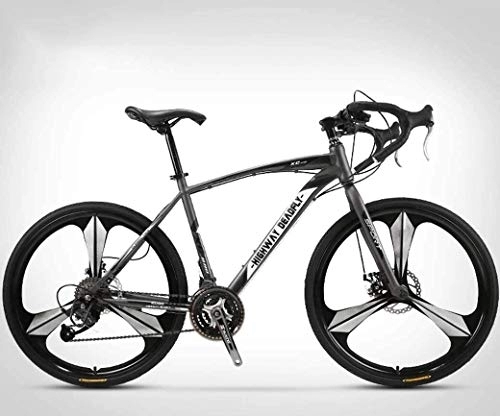 Rennräder : Aoyo 26-Zoll-Straßen-Fahrrad, 27-Speed ​​Bikes, Doppelscheibenbremse, High Carbon Stahlrahmen, Straßenfahrradrennen, Männer und Frauen nur for Erwachsene (Color : C)