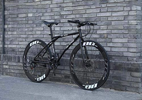 Rennräder : Aoyo Männer und Frauen Moutain Fahrräder, 24-Gang 26-Zoll-Bikes, nur for Erwachsene, High Carbon Stahlrahmen, Straßenfahrradrennen, Wheeled Doppelscheibenbremse for Fahrräder (Color : D)