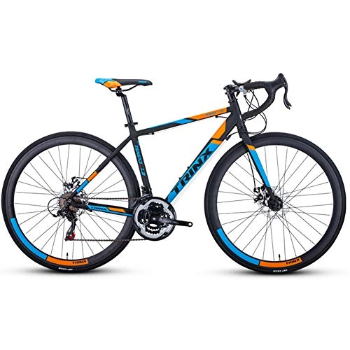 Rennräder : AP.DISHU 21 Geschwindigkeit Rennrad Fahrrad Unisex Ultraleicht Rahmen Aus Aluminiumlegierung Doppelscheibenbremse Rennrad, Orange