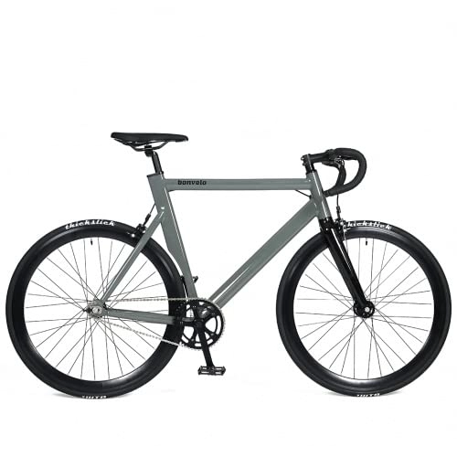 Rennräder : bonvelo Singlespeed & Fixie Bike RAKEDE Kedde Asphalt Rahmengröße 55cm (Modell 2023)