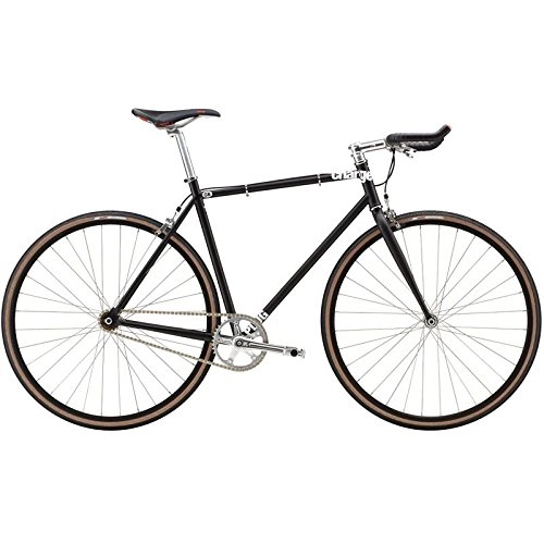 Rennräder : Charge Herren Fahrrad 2015 PLUG 1 Komplettrad Flip Flop Nabe, matt schwarz, M