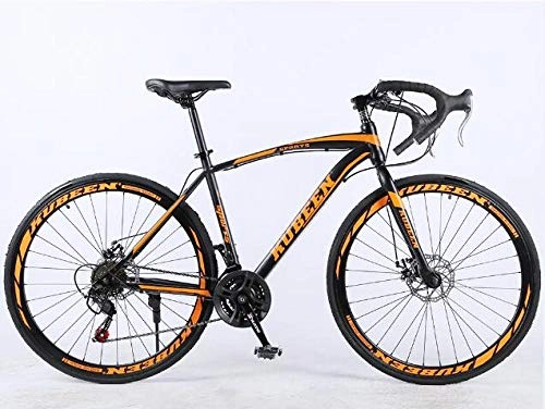 Rennräder : cuzona 400C Rennrad Komplettes Fahrradfahren BICICLETTA Rennrad 21-Gang Bicicleta-orange_Russian_Federation