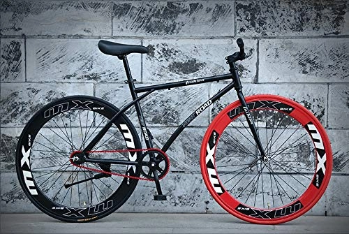 Rennräder : Dszgo Gerader Griff 26 Zoll 60 Messer erwachsenes Straßen-Fahrräder Jugendliche Männer und Frauen Fahrräder Studenten Fahrräder High Carbon Stahlrahmen Fahrräder Städtische Radfahren Fashion Trends