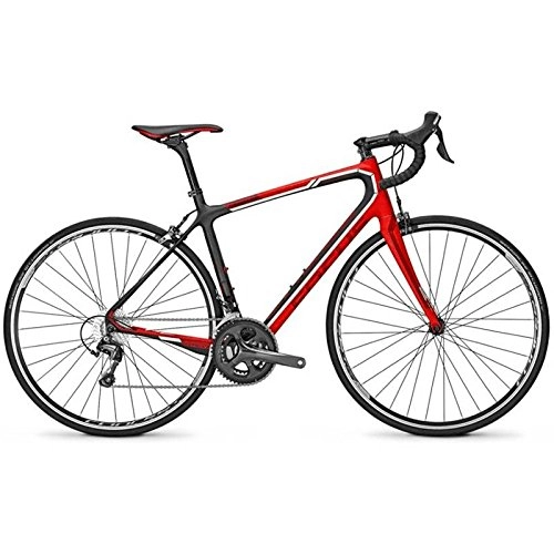 Rennräder : Endurance Rennrad Focus IZALCO ERGORIDE TIAGRA 20G CARBON, Rahmenhöhen:56;Farben:carbon / red / white