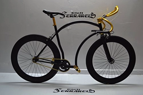 Rennräder : Fixed Bike Single Speed Fahrrad Single Speed Fixie Singlespeed Fixie Gold