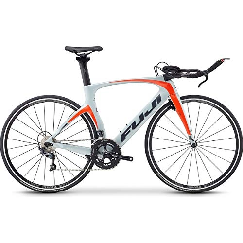Rennräder : Fuji Norcom gerades 2, 3 TT Fahrrad 2019, silber / rot, 55, 3 cm, 700c