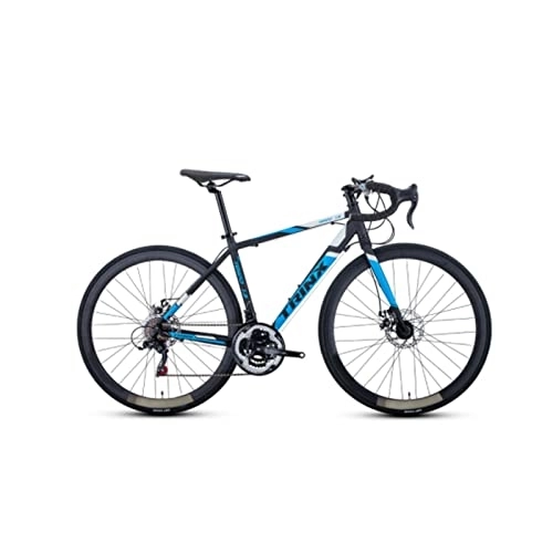Rennräder : GJZM Mountainbikes Männer Frauen Rennrad 22-Gang Ultraleichtes Carbon- Rennrad Rennrad für Erwachsene Rennrad 700C Räder Sport Hybrid Rennrad Blau-Blau