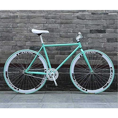 Rennräder : HongLianRiven BMX-Straen-Fahrrad, 26-Zoll-Bikes, Reverse-Bremsanlage, High Carbon Stahlrahmen, Straenfahrradrennen, Mnner und Frauen Erwachsener 7-10 (Color : T)