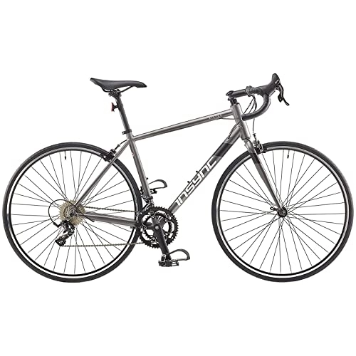 Rennräder : insync Herren Kilter Gravel Gent 17x700 2x9spd Hybrid Fahrrad, grau, 17 Inch Frame
