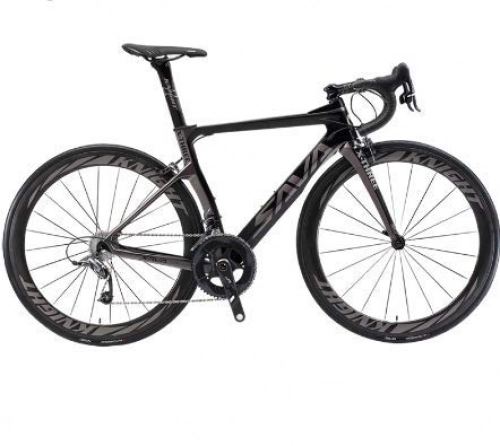 Rennräder : Kohlefaser Fahrrad Kohlefaser Rennrad Rennrad 22 Speed ​​Racing Bike Full Carbon Faserrahmen mit Shimano Ultegra UT R8000 Gruppe, Grau