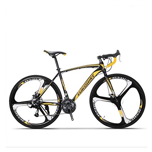 Rennräder : Kohlenstoffstahl Rahmen 700C Rad 21 / 27 Geschwindigkeitsscheibenbremse Rennrad Outdoor Sport Radfahren Bicicletas Racing Fahrrad (Color : 8, Number of speeds : 27)