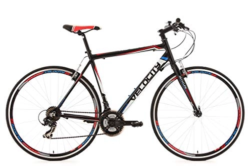 Rennräder : KS Cycling Fitnessbike Alu-Rahmen 28“ Velocity 21-Gänge schwarz RH 56 cm
