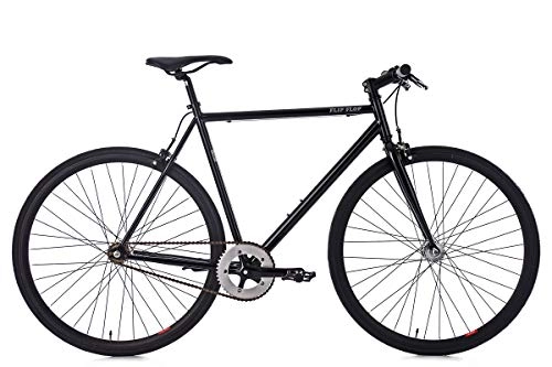 Rennräder : KS Cycling Fixie Fitnessbike 28'' Flip Flop schwarz RH 59 cm