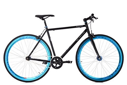 Rennräder : KS Cycling Fixie Fitnessbike 28“ Pegado schwarz-blau RH 53 cm