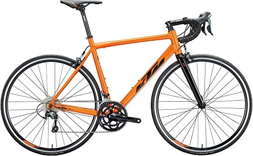 Rennräder : KTM Strada 1000, 20 Gang Kettenschaltung, Herrenfahrrad, Diamant, Modell 2020, 28', Space orange (Black), 59 cm