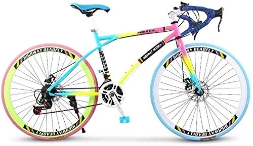Rennräder : KXWT Regenbogen-Farben 26-Zoll-24-Gang-Fahrrad Mountainbike Student Im Freien Sport Radfahren Rennrad Heimtrainer Hardtail Mountainbikes